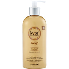 Iwori Baby Shampoo & Wash Marula 400ml