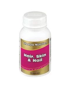 Lifestyle Nutrition Hair, Skin & Nails 60 Caps