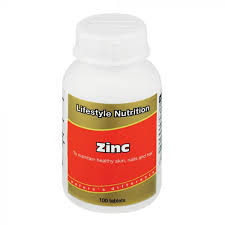 Lifestyle Nutrition Zinc Tabs 100's