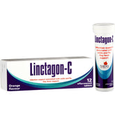 Linctagon Infection & Hayfever Support Orange 12 Effervescent Tablets