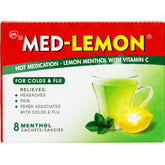 Med Lemon Sachets 8's Lemon Menthol With Vitanim C