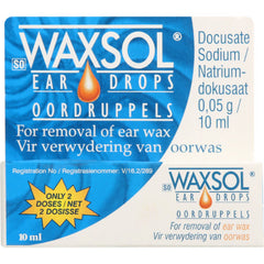 Meda Waxsol Ear Drops 10ml