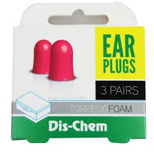 Medic Earplugs Foam Torpedo 3 Pairs