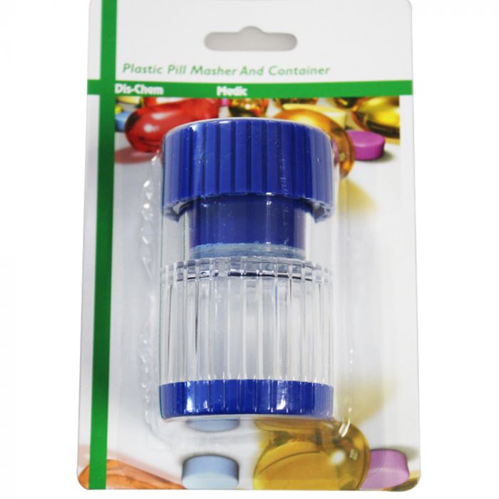 Medic Pill Masher In Container 2in1 Blue