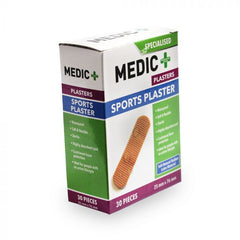Medic Plaster Sports Foam 25x76mm 30's