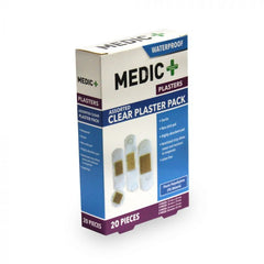 Medic Plaster Waterproof Assorted 20's