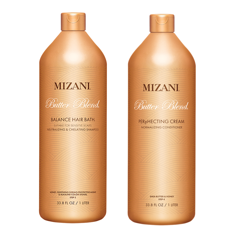 Mizani Butter Blend Balance Hair Bath Shampoo and Conditioner Combo1000ml