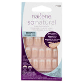 Nailene So Natural Everyday French Medium Pink 28 Nails
