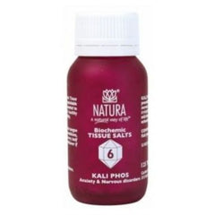 Natura Kali Phos 6 Tissue Salts 125 Tabs