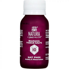 Natura Nat Phos 10 Tissue Salts 125 Tabs