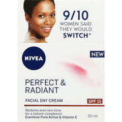Nivea Perfect & Radiant Facial Day Cream with SPF 15 50ml