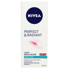 Nivea Perfect & Radiant Light Moisturiser for Oily Skin 50ml