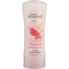 Oh So Heavenly Creme Oil Collection Pomegranate & Rosehip Oil Caring Body Wash Ribbons 300ml