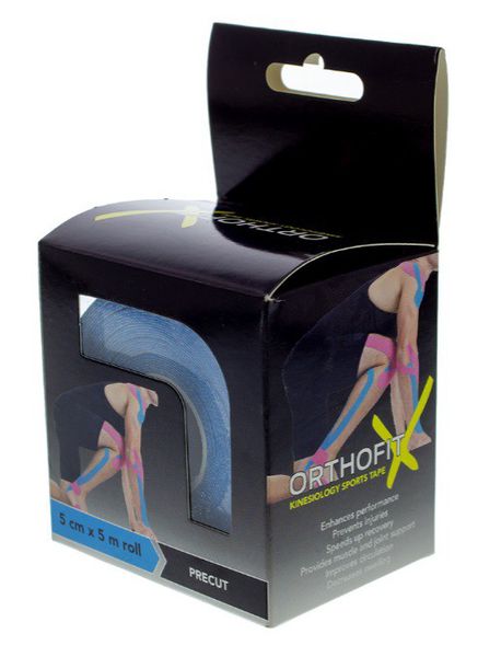 Orthofit x Kinesiology Sports Tape Blue 5m