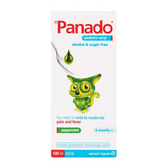 Panado Paediatric Syrup Peppermint 100ml