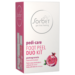 Pedi-Care Foot Peel Duo Kit Pomegranate