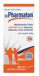 Pharmaton Sa 60 Capsules