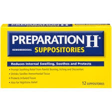 Preparation H Suppositiries 12's