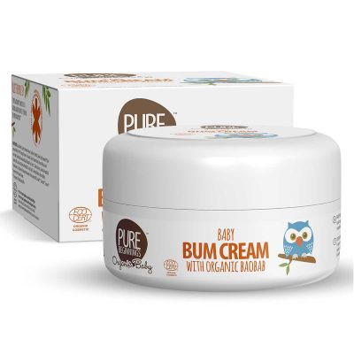 Pure Beginnings Baby Bum Cream 125ml With Organic Baobab
