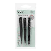 QVS Triple Tweezer Set