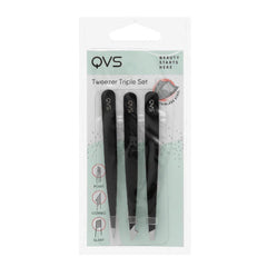 QVS Triple Tweezer Set