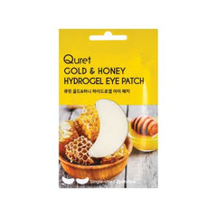 Quret Hydrogel Eye Patch Gold And Honey 2 Patches Single Use