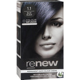 Renew Colour Infusion Permanent Hair Colour Creme Blue Black 1.1