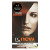 Renew Colour Infusion Permanent Hair Colour Creme Cappuccino Intense Brown 4.5