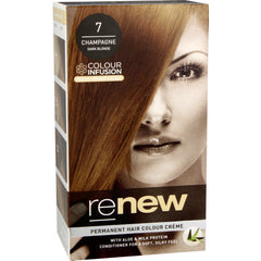 Renew Colour Infusion Permanent Hair Colour Creme Caramel Milkshake 7.3