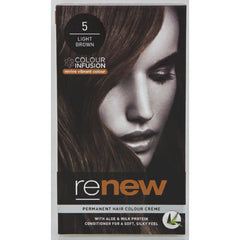 Renew Colour Infusion Permanent Hair Colour Creme Light Brown 5
