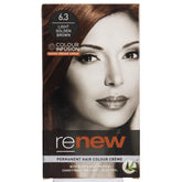 Renew Colour Infusion Permanent Hair Colour Creme Light Golden Brown 6.3