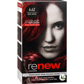 Renew Colour Infusion Permanent Hair Colour Creme Red Wine 6.62