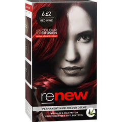 Renew Colour Infusion Permanent Hair Colour Creme Red Wine 6.62