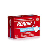 Rennie Antacid Peppermint 96 Tabs