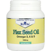 Revite Flax Seed Oil 1000mg 30 Sofrtgels