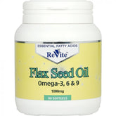 Revite Flaxseed Oil 1000mg 90 Capsules