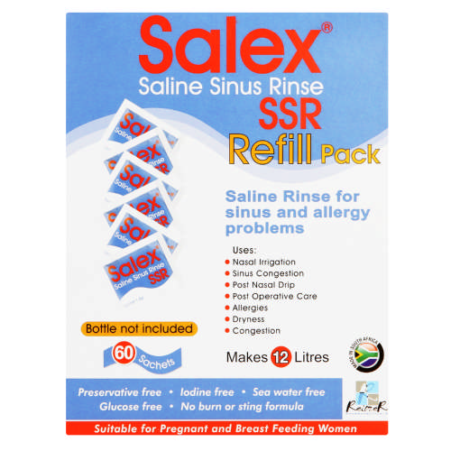 Salex Saline Sinus Rinse Refill Pack