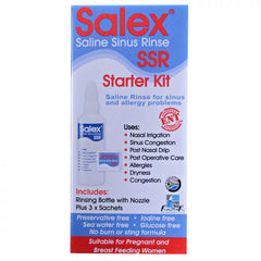 Salex Saline Sinus Rinse Starter Kit