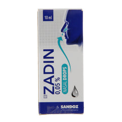 Sandoz Zadin 0.05% Nasal Spray 10ml