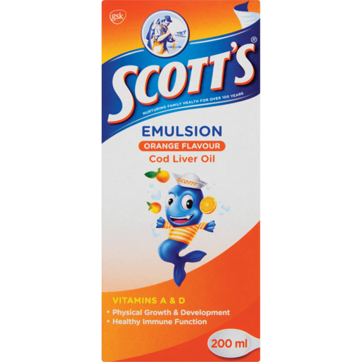 Scotts Emulsion 200ml Orange