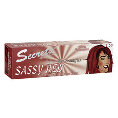 Secrets Colour That Beautifies Permanent Hair Colour Creme Sassy Red 8.50
