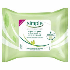 Simple Facial Cleansing Wipes 25`s Kind To Skin