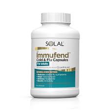 Solal Immufend Cold & Flu Caps for Adults 30s