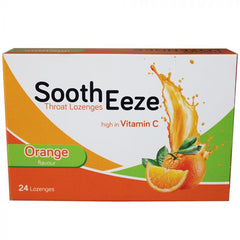 Sooth Eeze Throat Lozenges 24's Orange