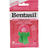 Bentasil Sugar Free Throat Lozenges Cherry 20 Lozenges
