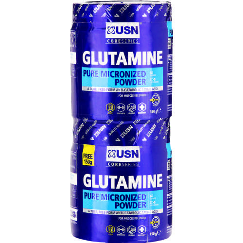 USN Pure Glutamine Micronized Powder Combo Pack 150g+150g