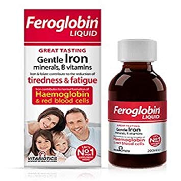 Vitabiotics Feroglobin B12 Liquid Iron 200ml
