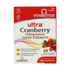Vitabiotics Ultra Cranberry 30s