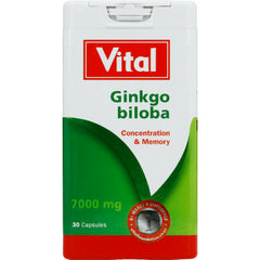 Vital Ginkgo Biloba 30 Capsules