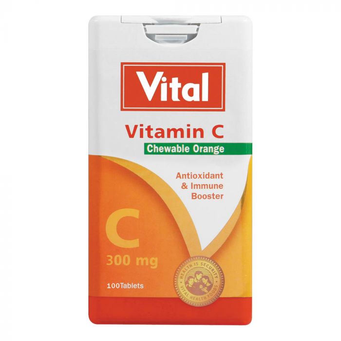 Vital Vitamin C Chewable Orange 100s